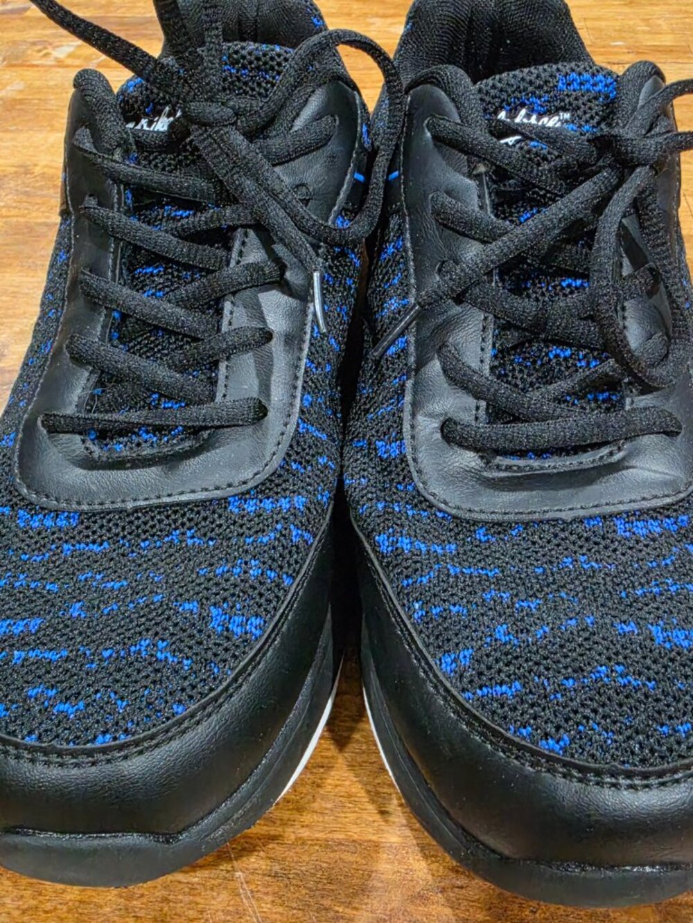 KR Strikeforce Aviator Bowling Shoes Black Blue Men's 9 - Picture 4 of 6